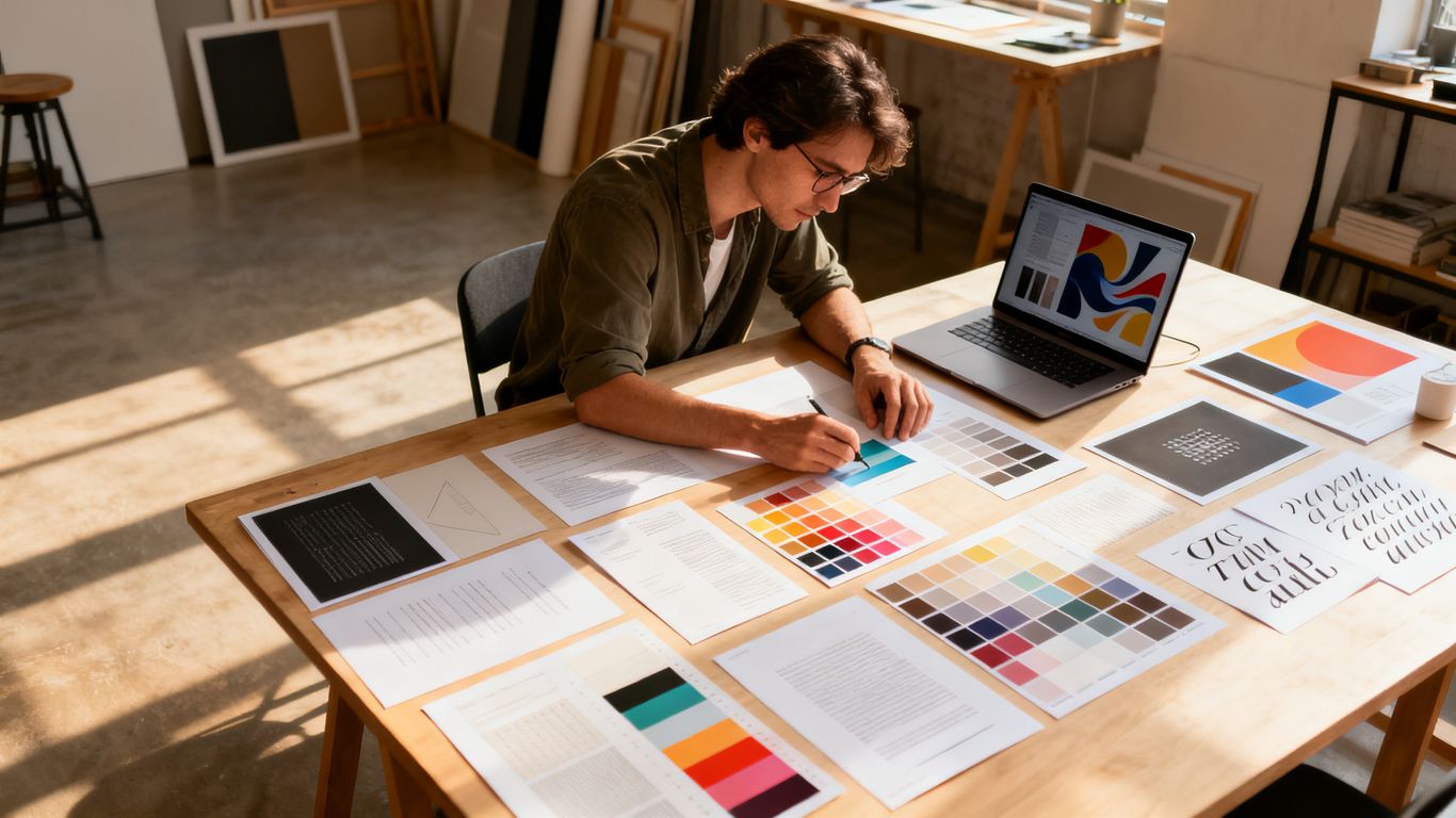 How to Build a Graphic Design Portfolio Using AI Tools