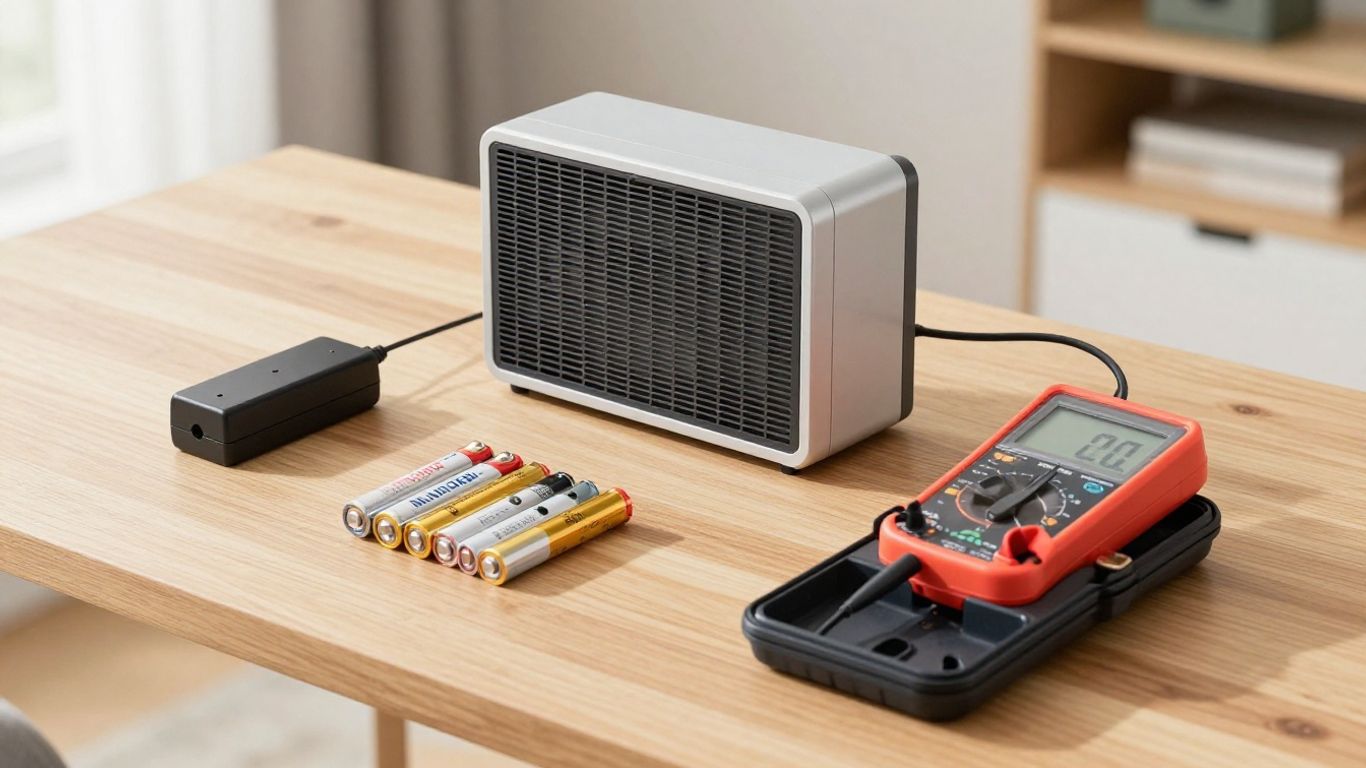 NiMH batteries charging on a ventilated bench