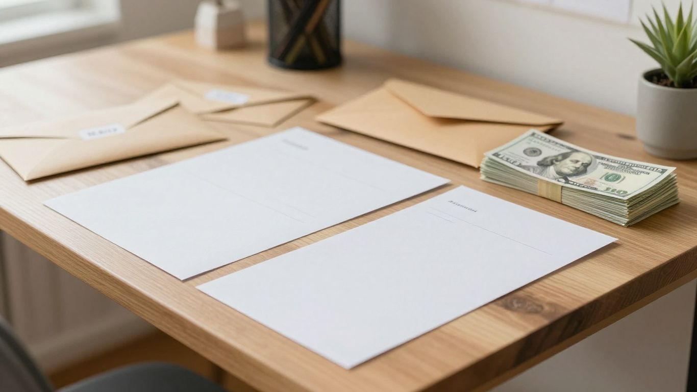 Gestión financiera mediante sobres físicos