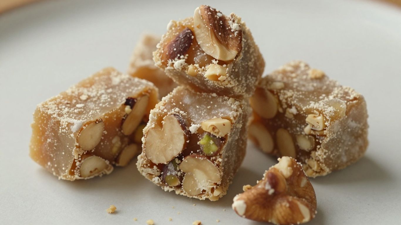 Maltese Helwa Tat Tork sweet with nuts