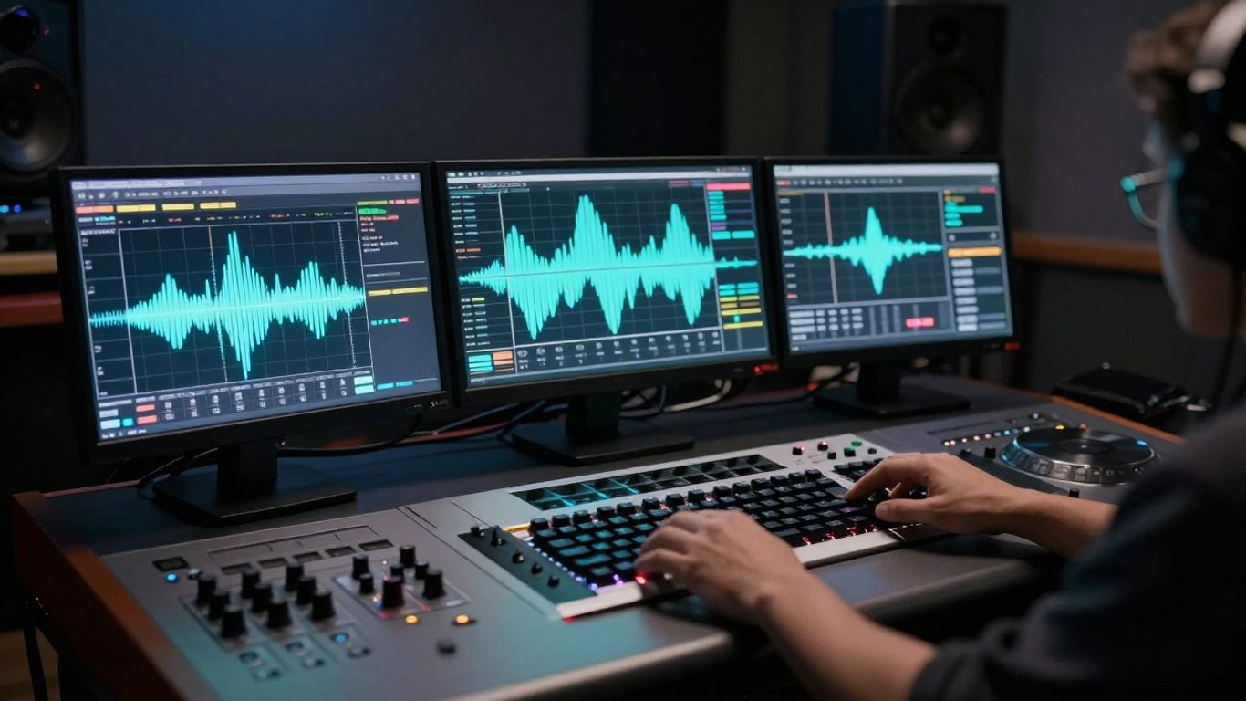 AI generating music tracks