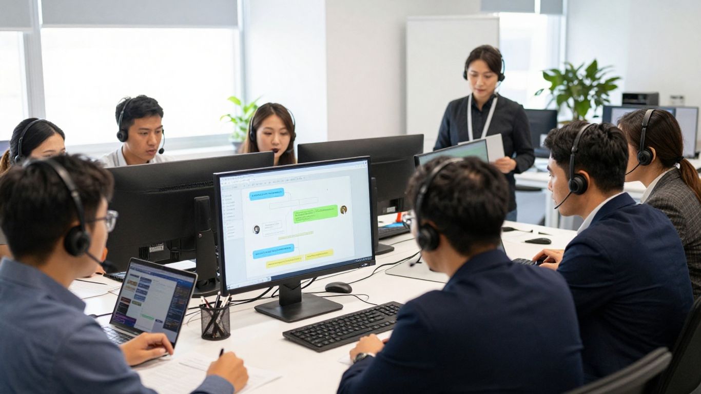 Capture du workflow de traitement automatisé des demandes clients