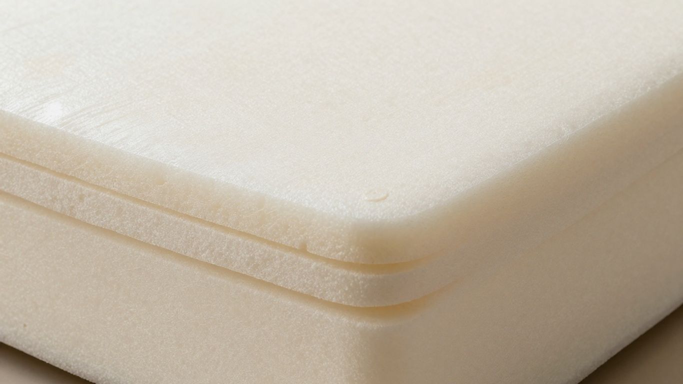 Compressed foam mattress texture