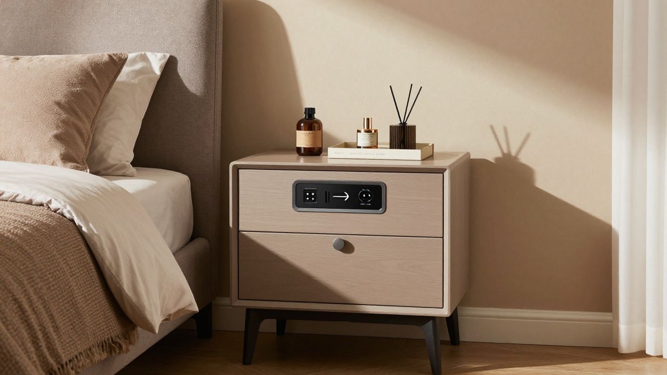 Mejores buros y mesas de noche para Airbnb: almacenaje y USB