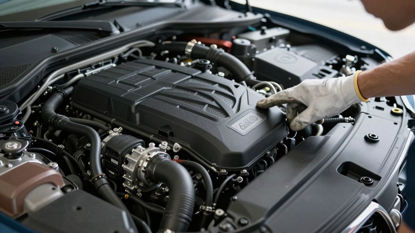 Technician checking an Audi air conditioning system