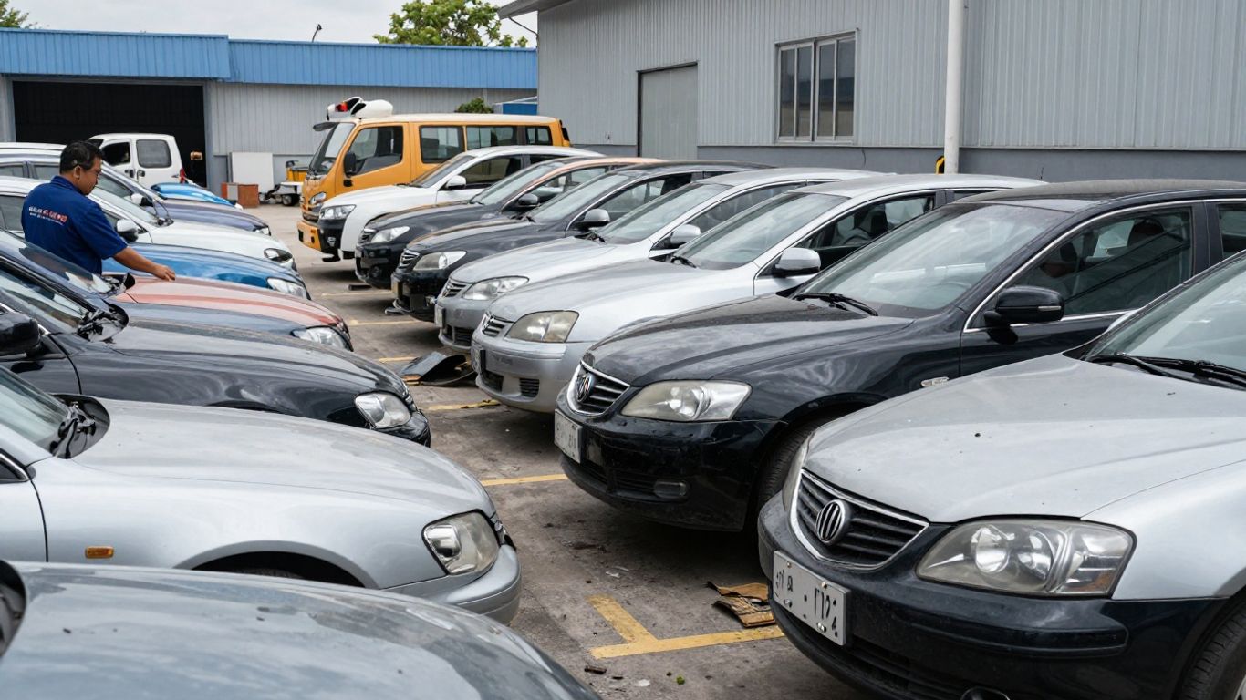 Logistics and salvage transport area