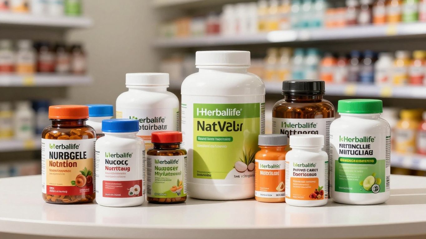 Herbalife products arranged for purchase in Canada.