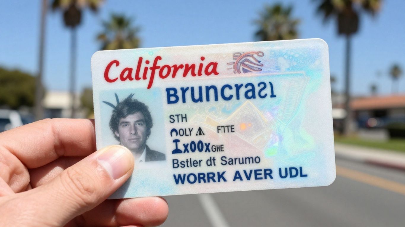 California work permit and driver's license