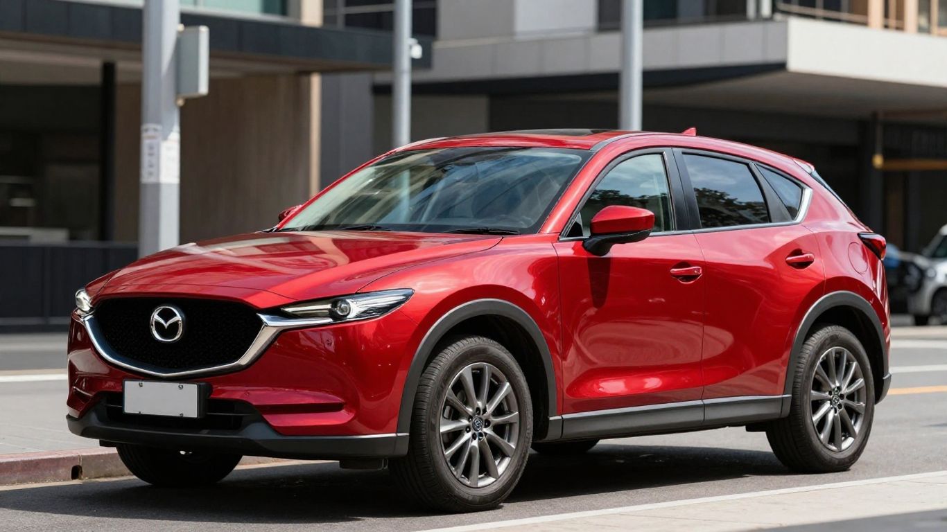 Mazda CX-5 parked on a Sydney street.