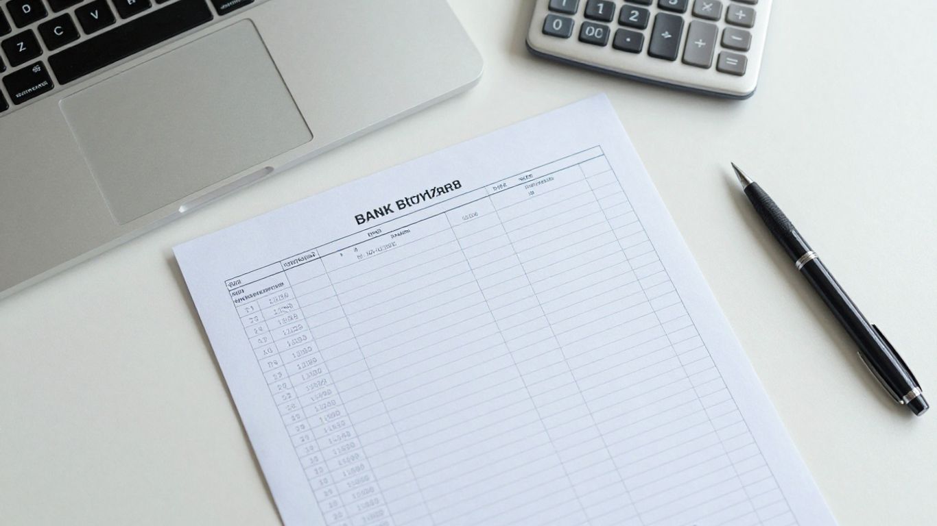 Clear scanned bank statement pages ready for conversion