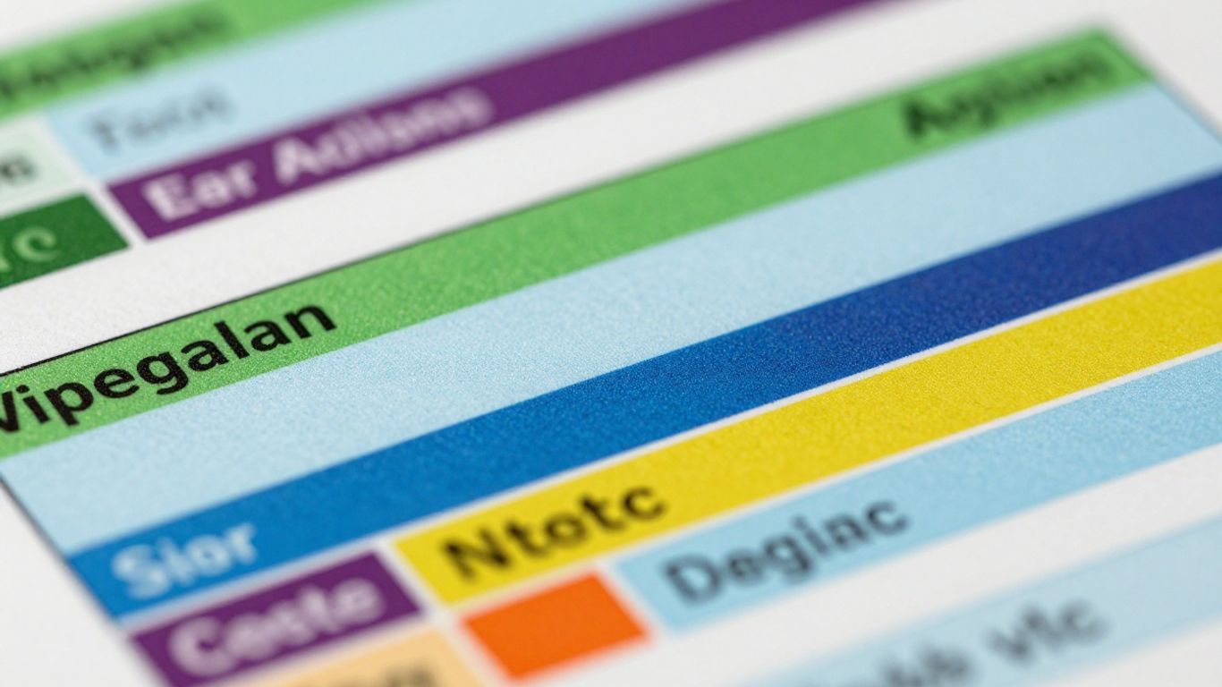 Digital label design with vibrant colours and sharp lines.