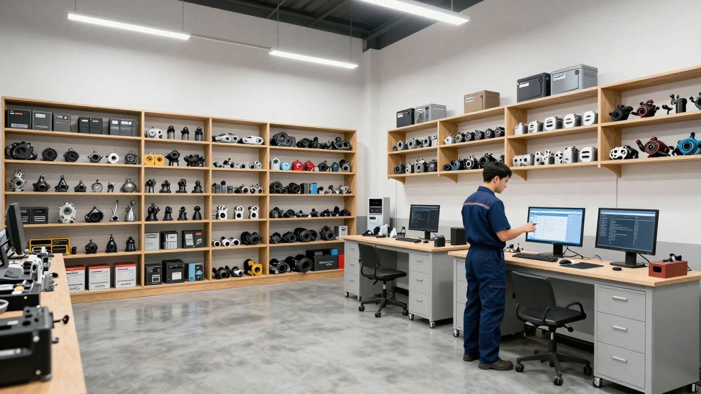 Professional automotive workshop facility
