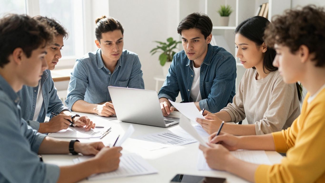Beginners learning about money news terms.