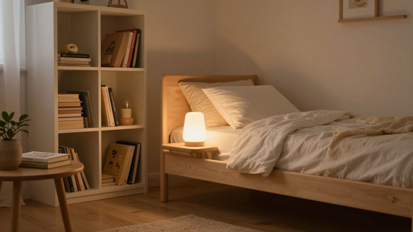 A calm bedroom for toddlers