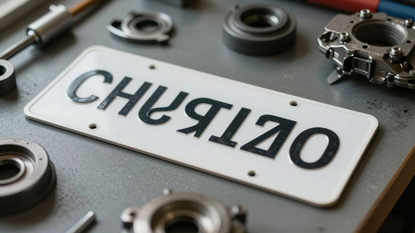 Chrysler parts package beside vehicle tools