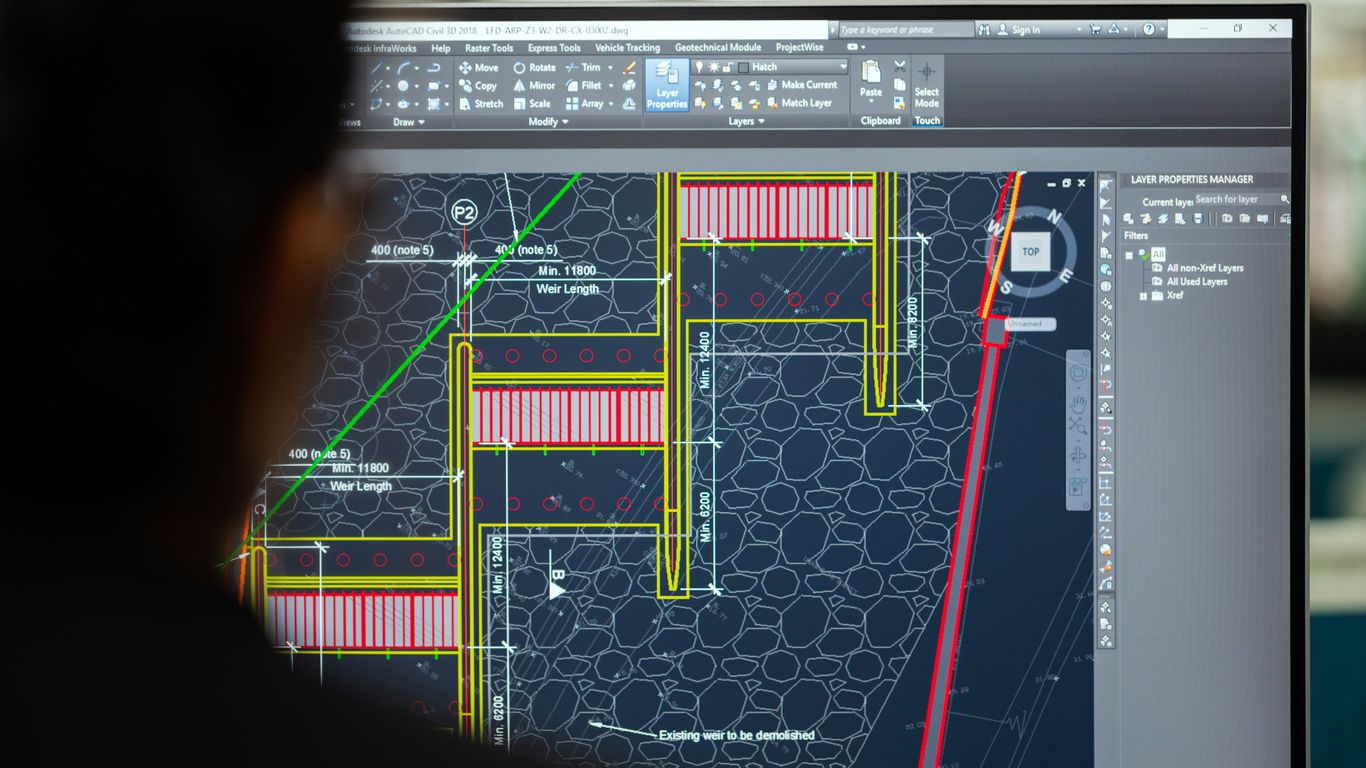 Engineering marvels at the barrage base