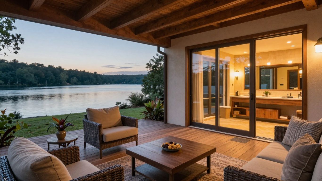 cost furnish lake house airbnb