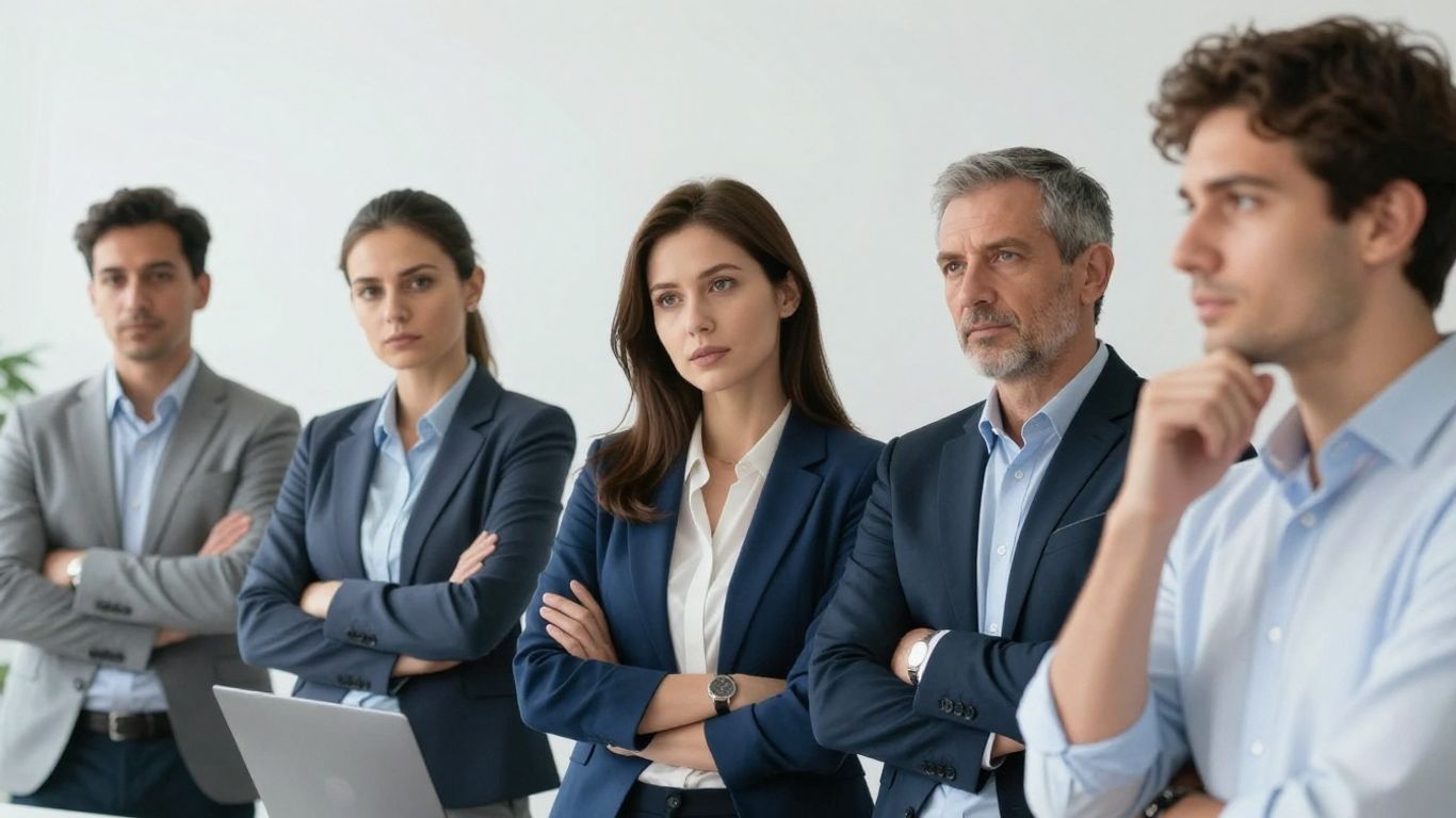 Menschen diskutieren im Büro, flexible Arbeitsmodelle.