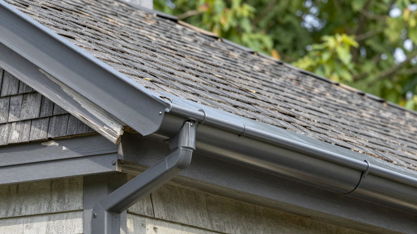 New gutters on an older home.