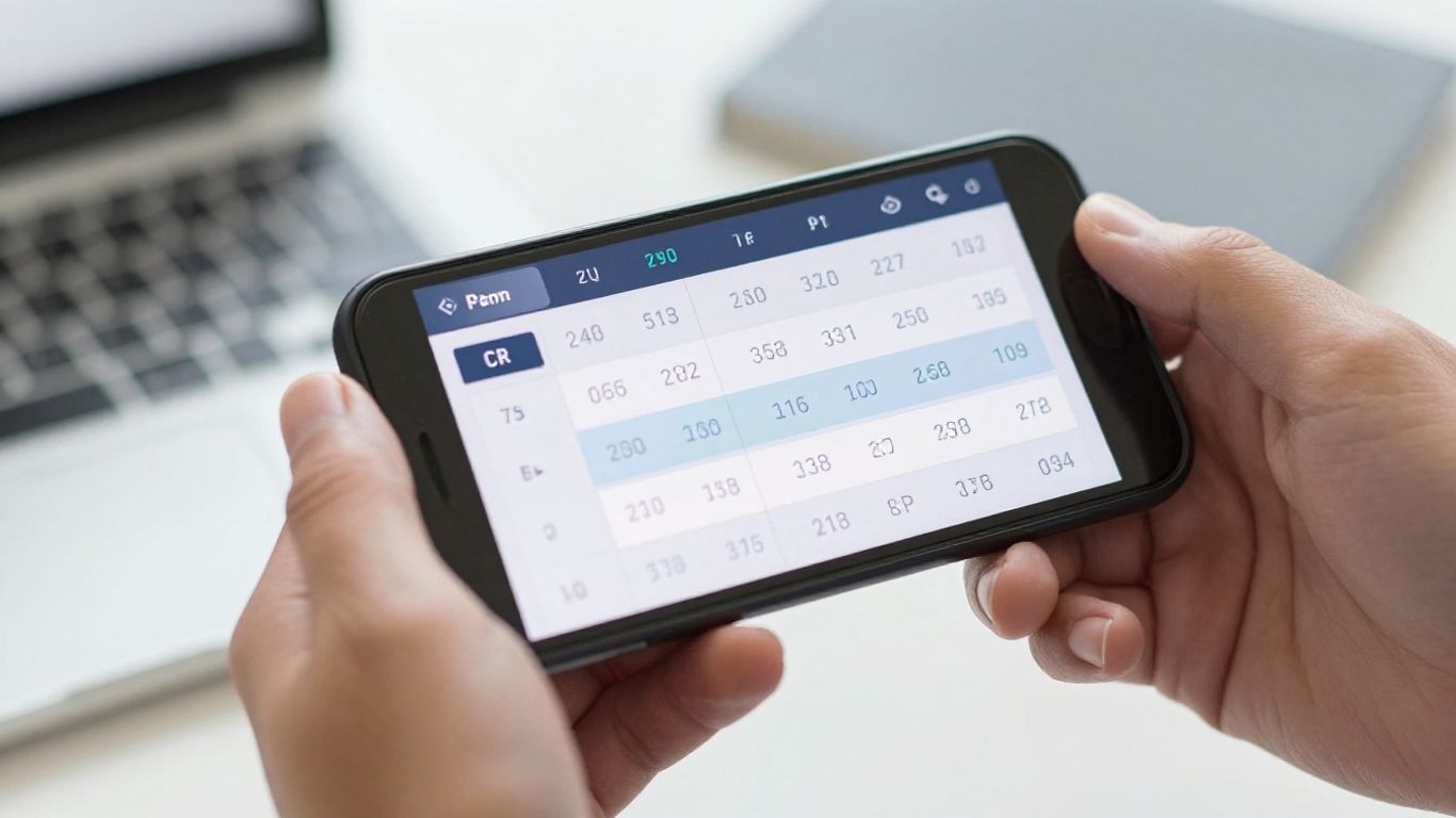 Smartphone screen showing volume points list and progress.
