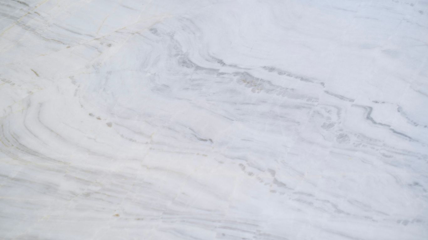 Close view of polished marble table surface