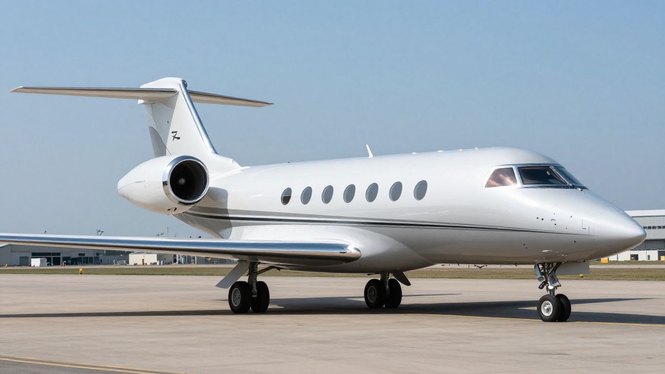 Gulfstream G700 private jet on tarmac.