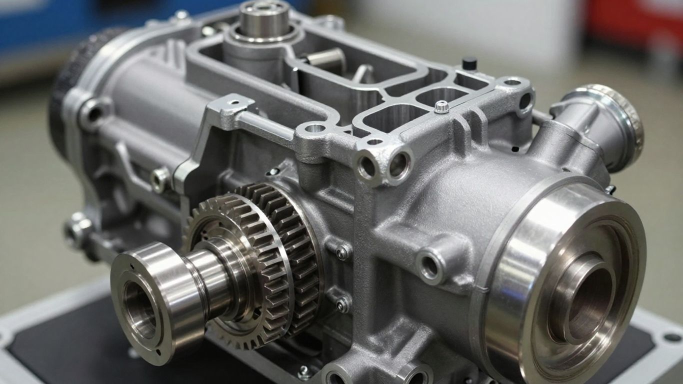 Suzuki automatic gearbox assembly close-up
