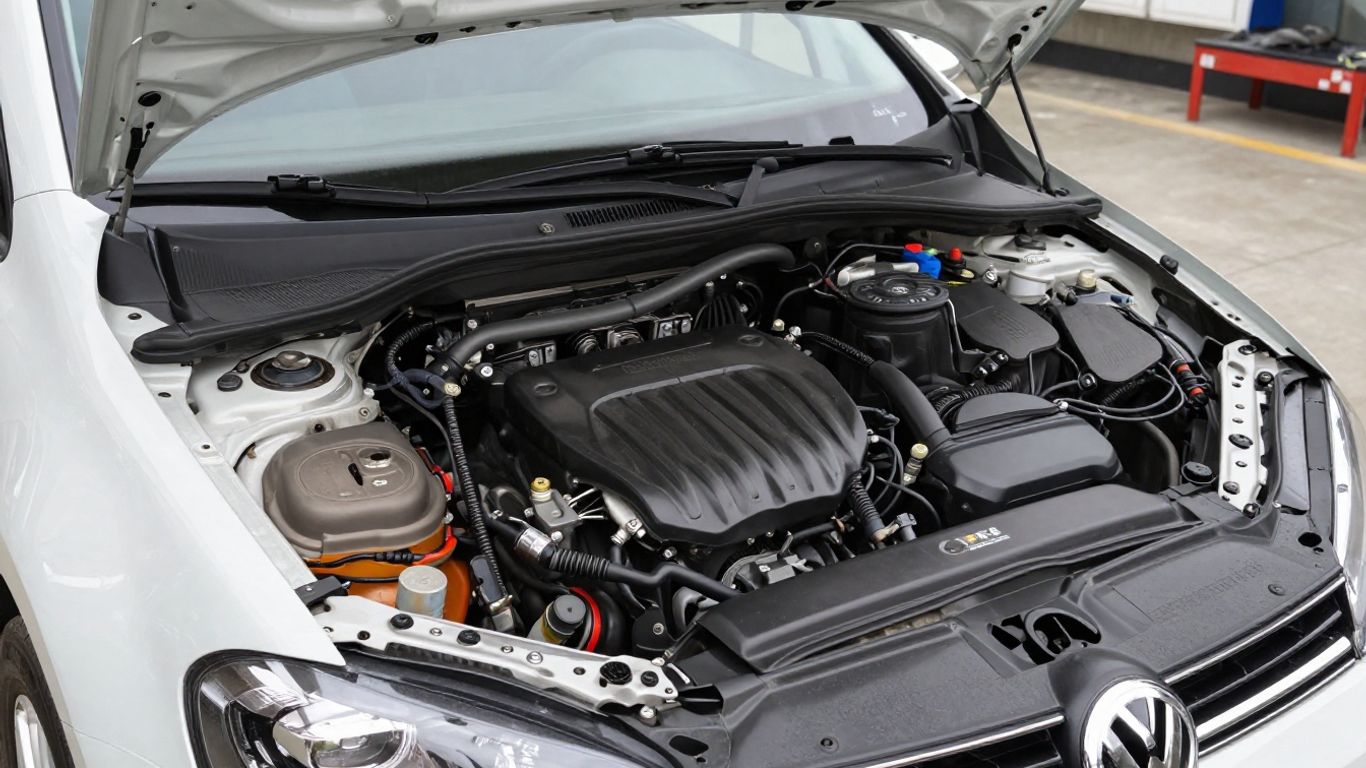 Golf 6 Motorraumansicht