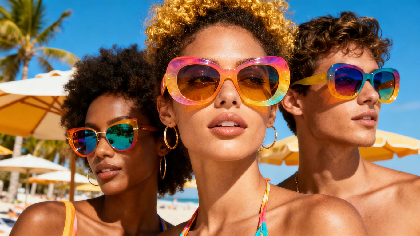 Stylish sunglasses for summer 2025 trends.