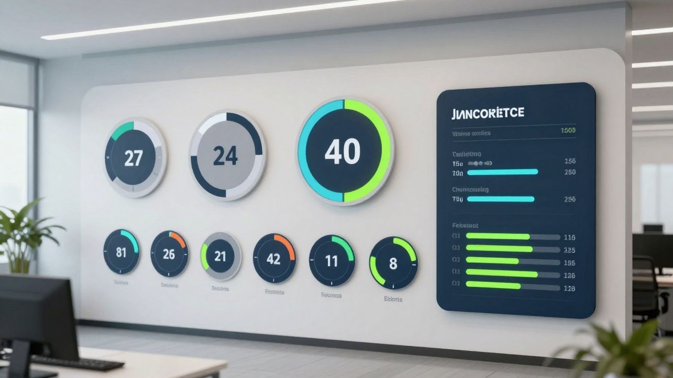 Metric analysis dashboard visualization