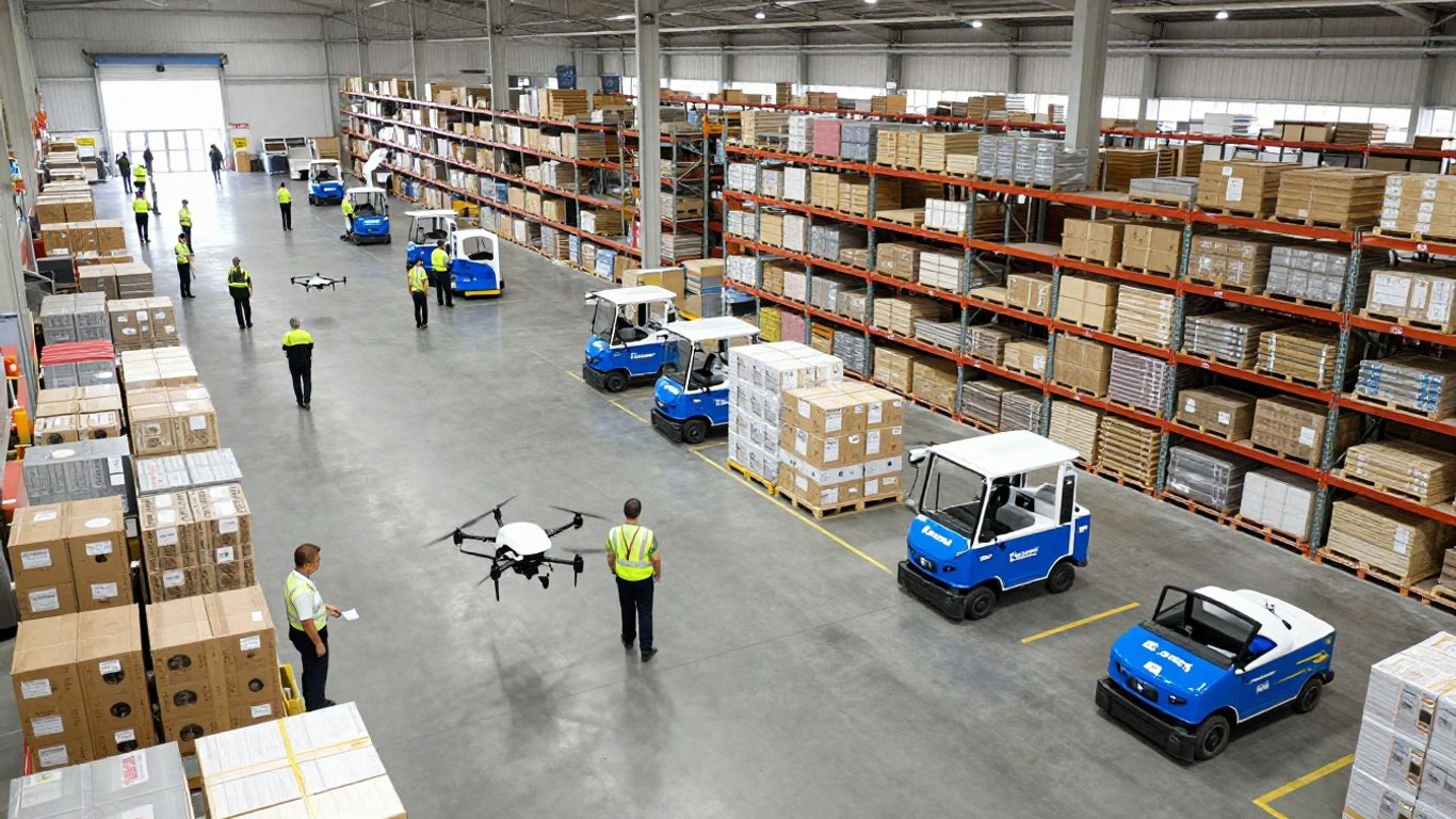 Distribution centers and operations teams managing supply chain logistics.