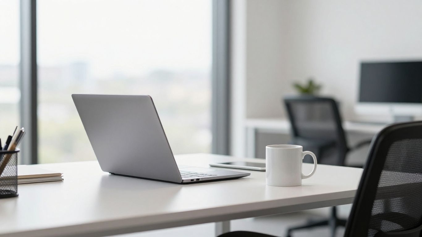 Modern office technology workspace in North Lakes
