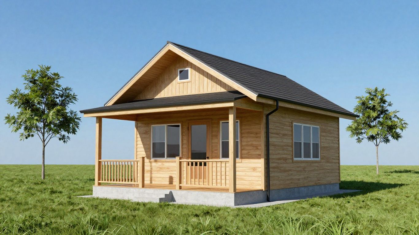 Tiny home on a solid foundation.