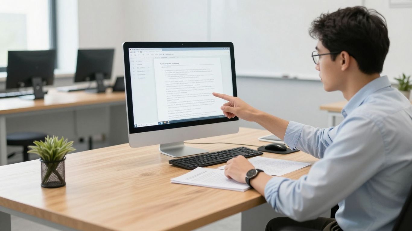 student consulting with an advisor