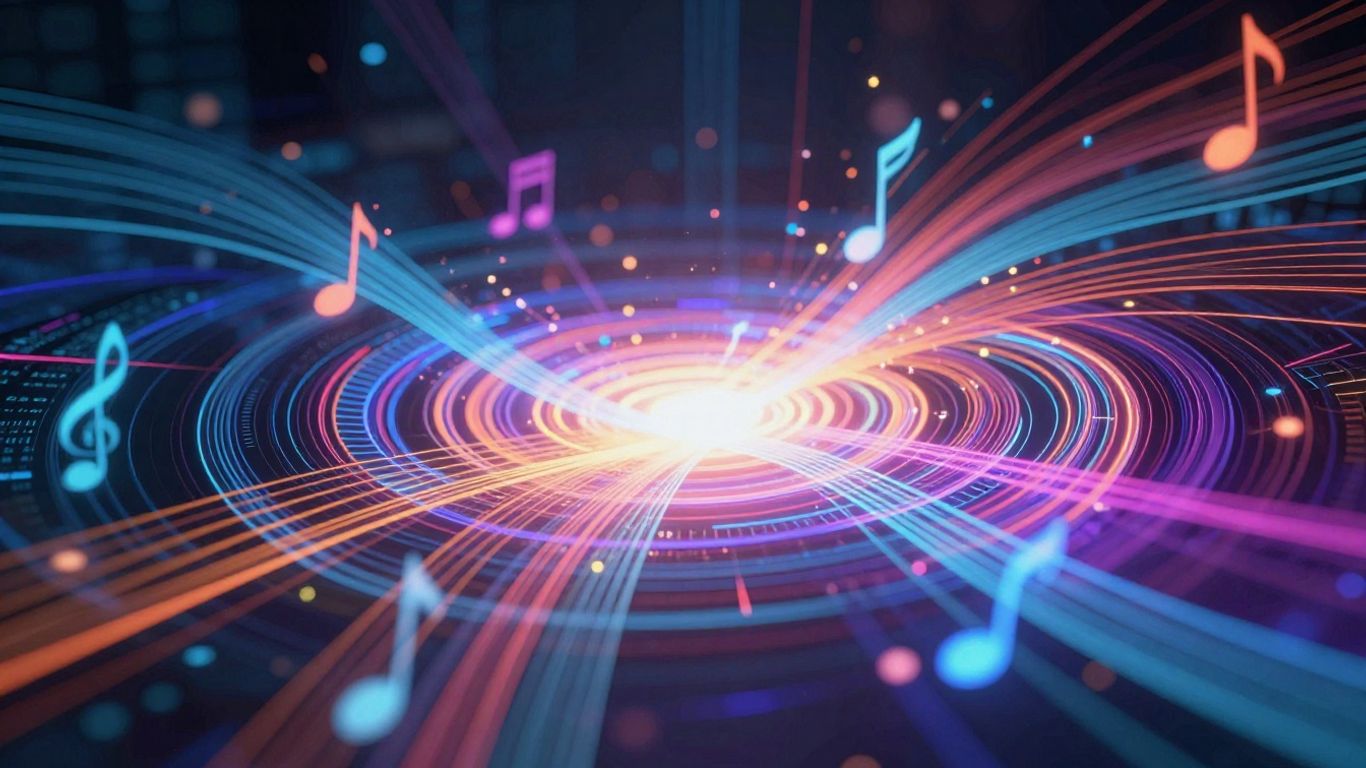 AI music video generation process