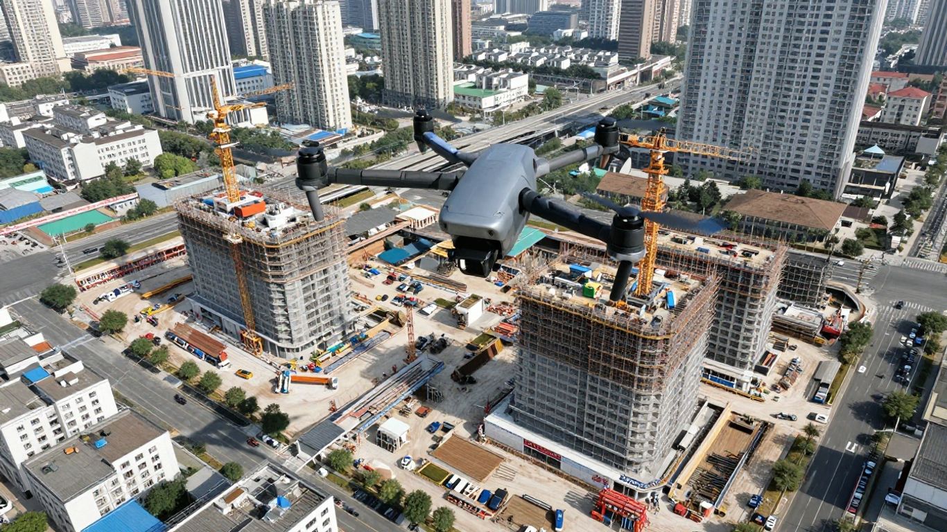 Drone surveying infrastructure for renovation