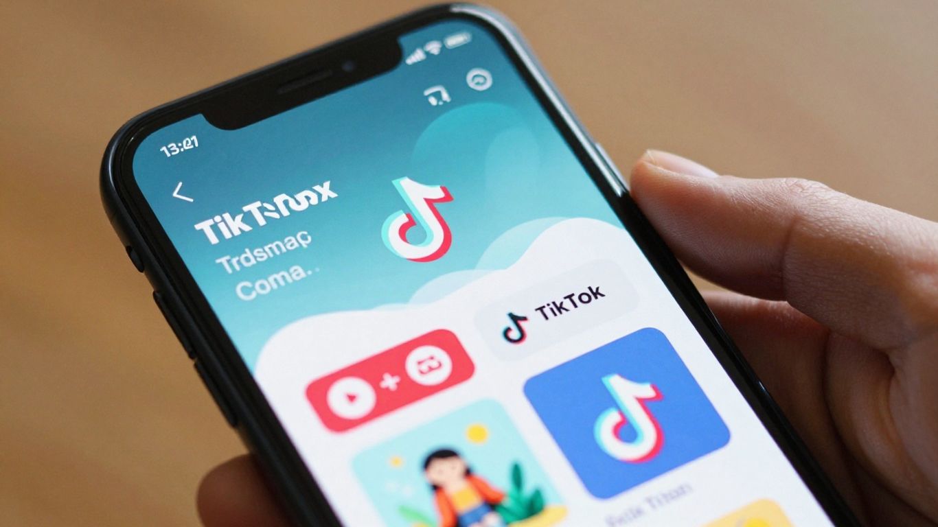 TikTok app interface on a smartphone screen.