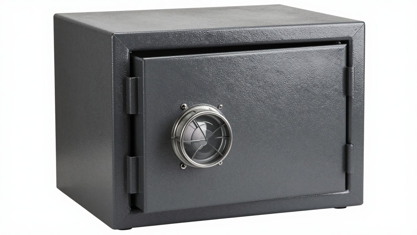 Closed fire-proof home safe
