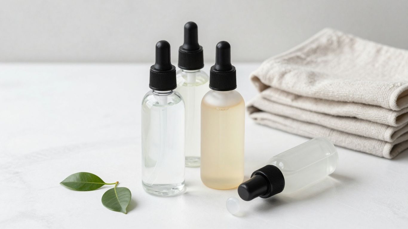 Water-based and silicone lubricant bottles
