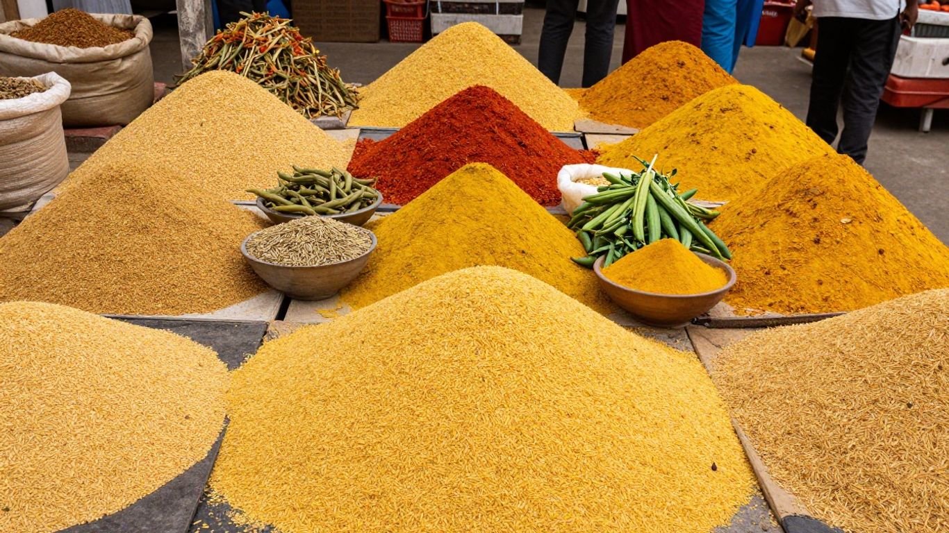 Indian agricultural commodities export market overview