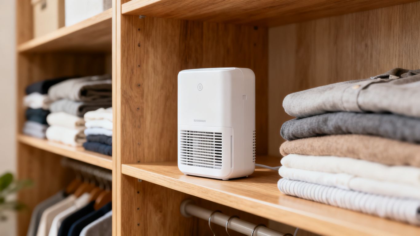 Small electric dehumidifier unit