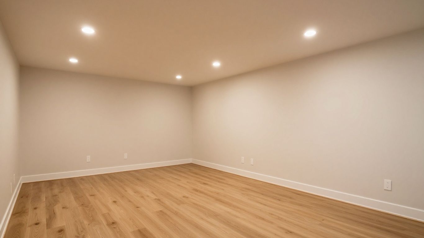 Finished basement remodeling in Dacula, Georgia.