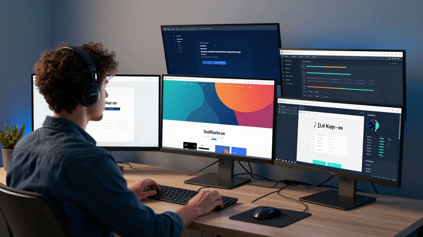 Developer maintaining a fast modern website