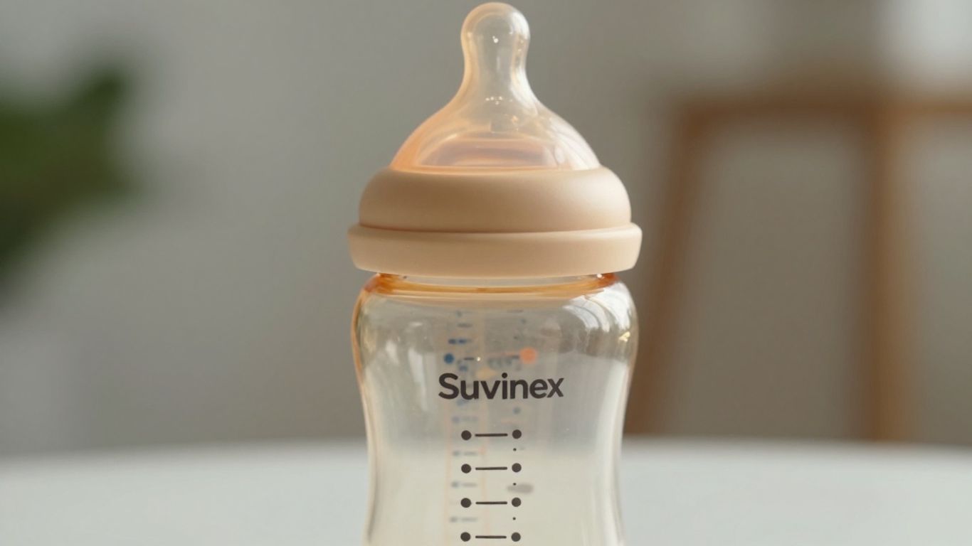 Mamadera Suavinex Zero Zero innovadora para bebés.