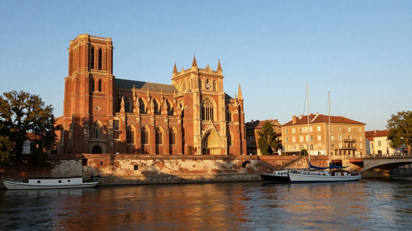 Toulouse sunrise view
