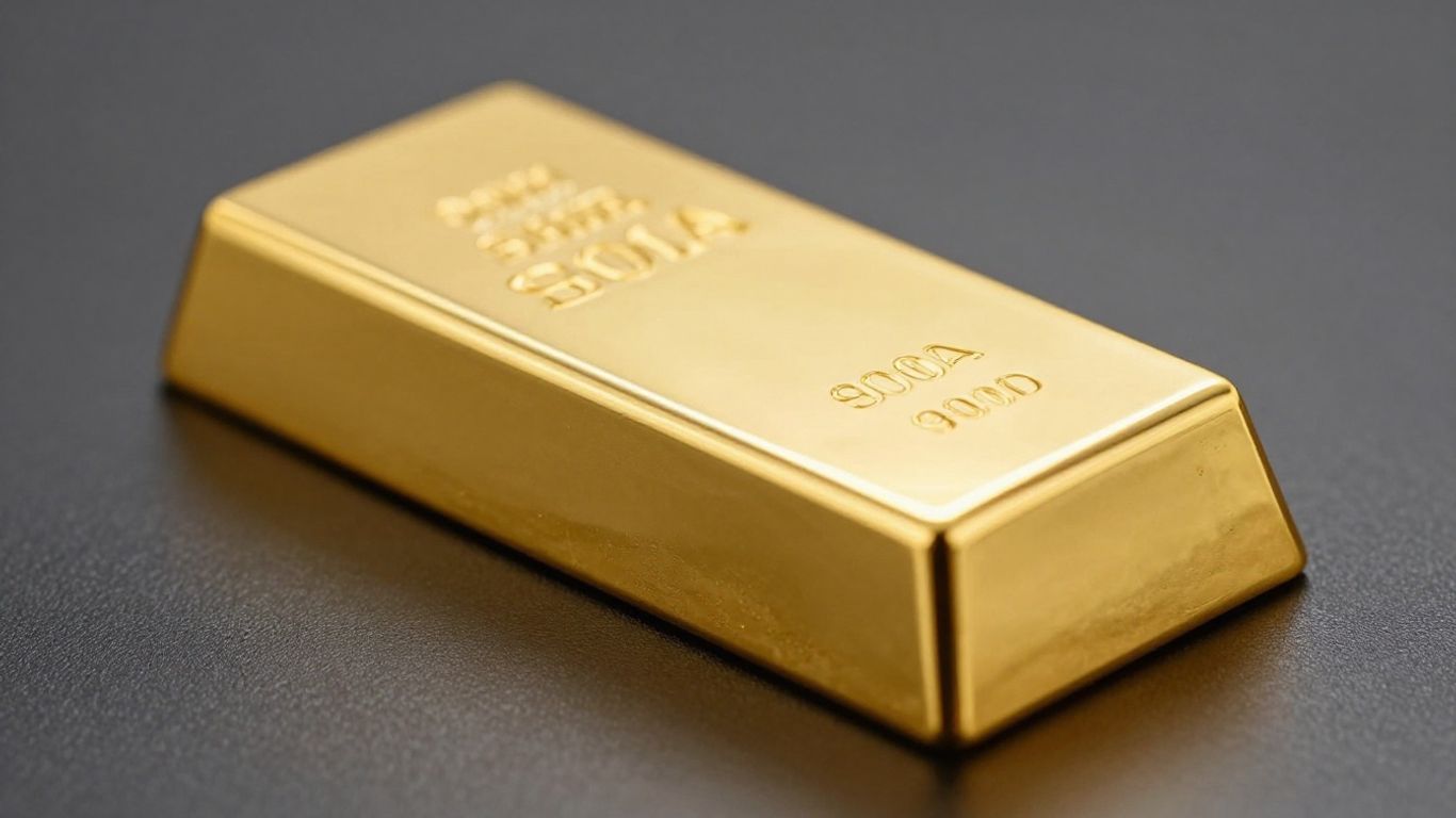 سبيكة ذهبية نقية عيار 24 لامعة وناعمة.