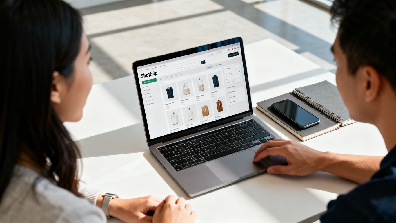 Shopify webshop with customisation and product overview
