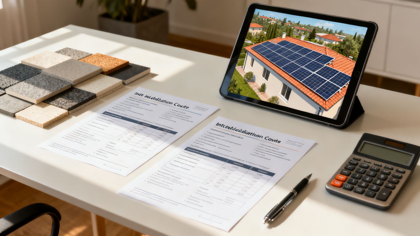 Comparaison de devis pour panneaux photovoltaïques