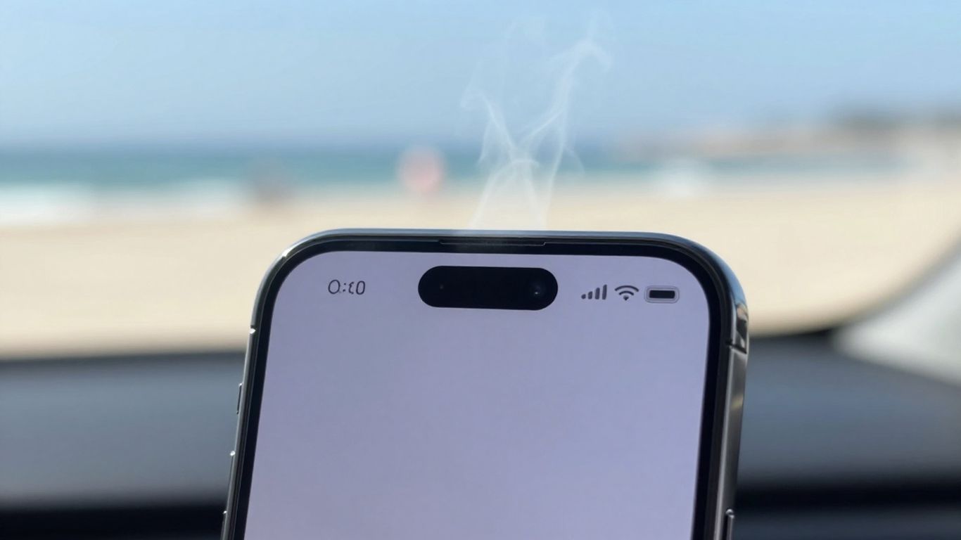 telephone fumée iPhone qui chauffe après utilisation intensive