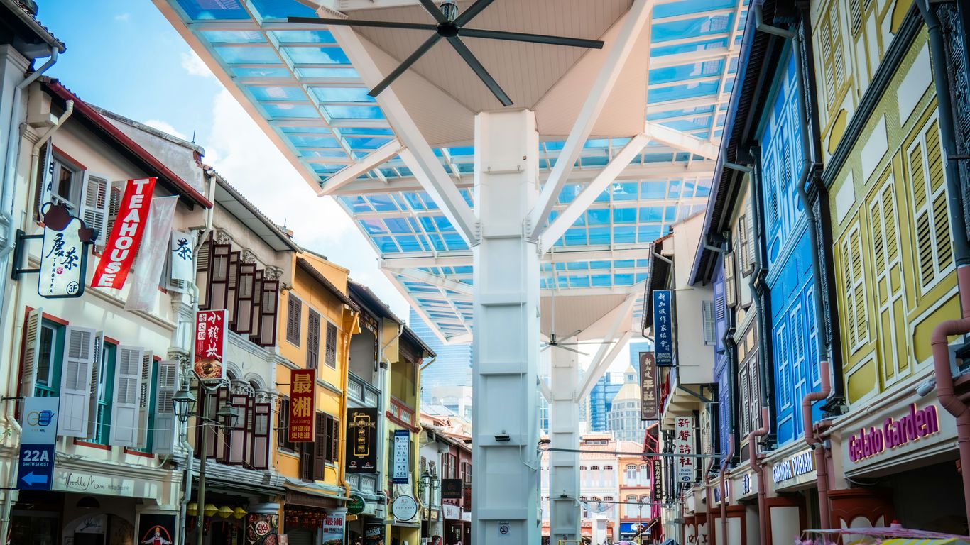 The iconic heritage building on Keong Saik Road